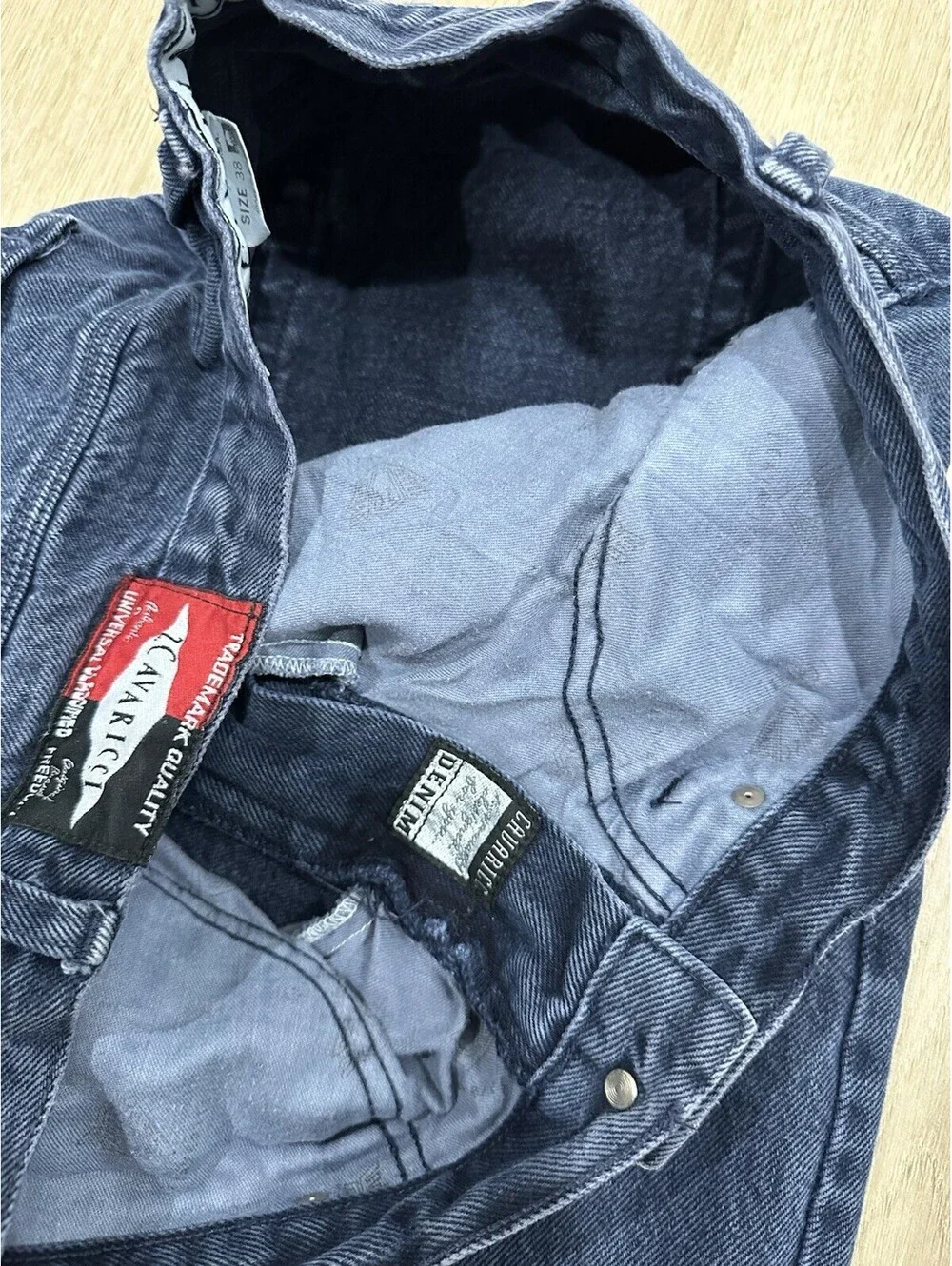 USA Vintage Z. Cavaricci 1980s High Waisted Tapered Jean Size 35x33